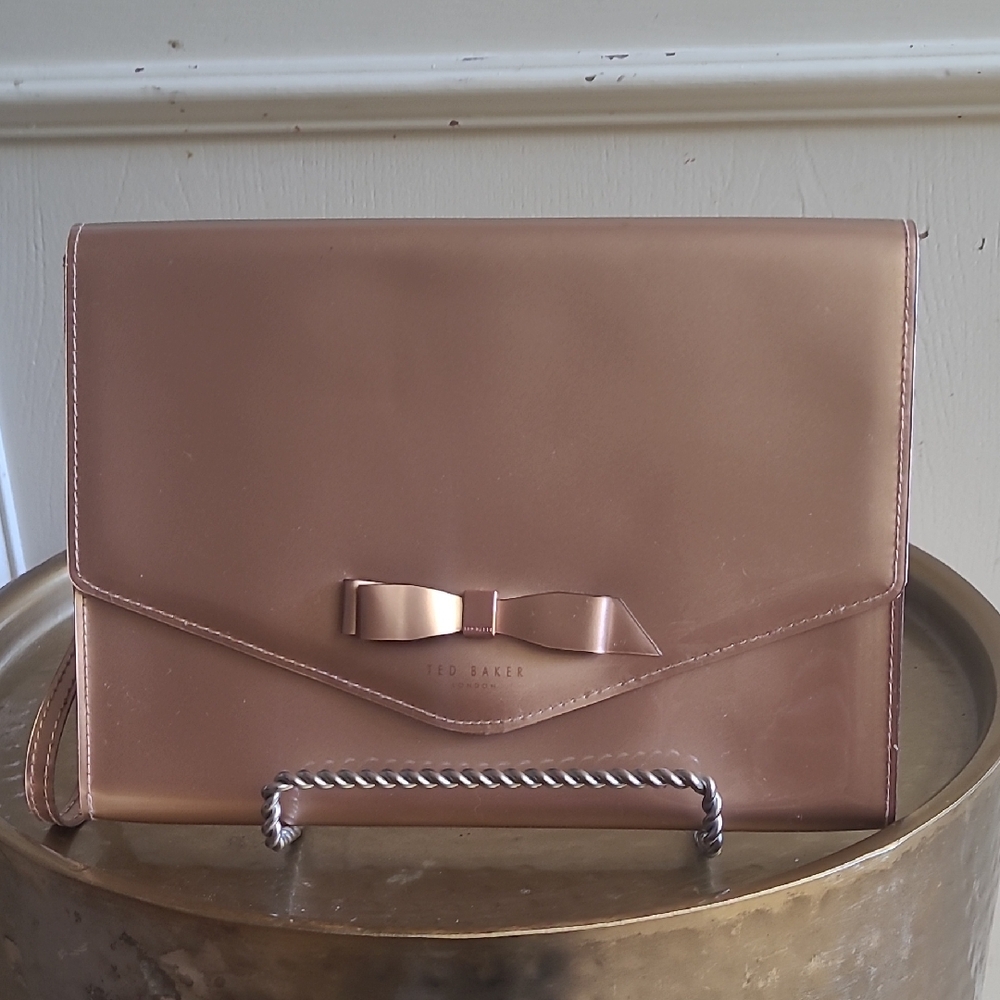 Ted Baker Cersei Rose Gold Clutch Wristlet